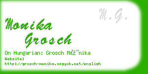 monika grosch business card